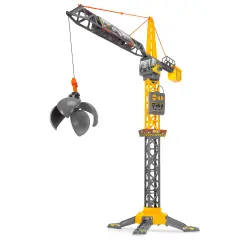 Dickie Toys 40" Giant Crane Playset , Yellow