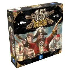 15 Men Strategy Board Game -A Game of Mutiny on a Pirate Vessel