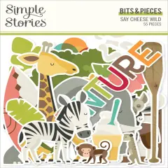 Say Cheese Wild Bits & Pieces-55/Pkg