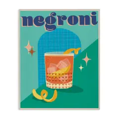 Stupell Industries Classic Retro Negroni Canvas Wall Art Design by Jo Reid