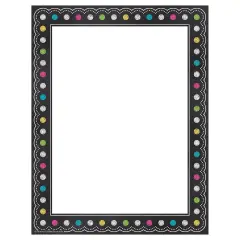 Chalkboard Brights Computer Paper, 50 Sheets