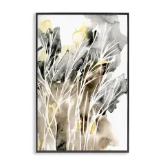 Stupell Industries White Strands Watercolor Framed Giclee Wall Art Design by Regina Moore 
