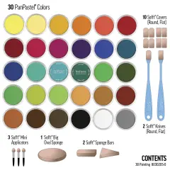 PanPastel Artists' Painting Pastels Set - Pure Colors, Set of 30