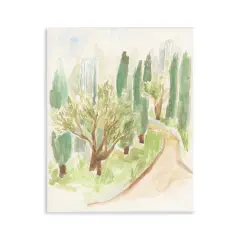 Stupell Industries Abstract Road with Trees Wall Plaque Art Design by June Erica Vess 