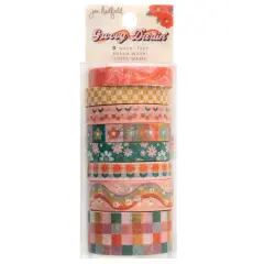 Jen Hadfield Groovy Darlin' Washi Tape-8 Pieces