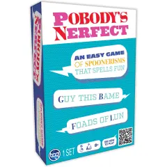 Longshore: Pobody's Nerfect Game - Party Game, 300 Sturdy Cards, 900 Hilarious Spoonerisms, 3 Levels of Play, Kids Ages 8+, 2+ Players, 15 Min