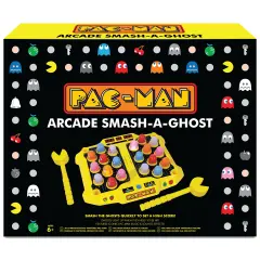 Pac-Man: Arcade Smash-A-Ghost - Premium Series, Lights & Sounds Tabletop Game, LED Scoreboard, 4 Game Modes, Licensed, Adults & Kids 6+, 1-2 Players