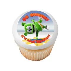 Gummibar and Friends&reg; Go edible Cake Topper