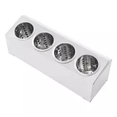 Removable 4 Tray Utensil Holder Flatware Organizer Kitchen Cutlery Storage