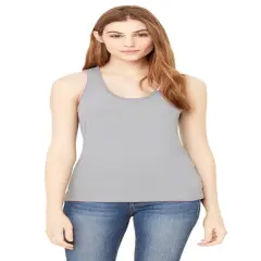BELLA + CANVAS&reg; Women's Jersey Racerback Crewneck Tank - 6008 Athletic heather