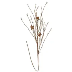 Decorative Pip & Star Spray Ivory