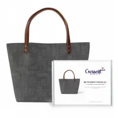 Crosscut Sewing Co.&reg; Market Tote Bag Sewing Project Kit for Beginners with Fabric, Instructions and Video Kantha