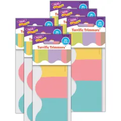 Cheerful Stripes Terrific Trimmers&reg;, 39 Feet Per Pack, 6 Packs