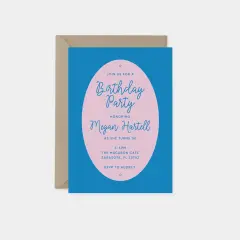 Bright Stripes Party Invitation VII