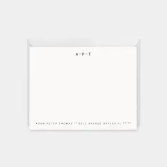 Dash Monogram Note Cards II