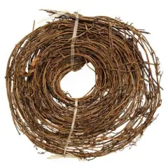 15ft Brown Twig and Grapevine Garland for Rustic Decor, Crafts, and Outdoor Charm