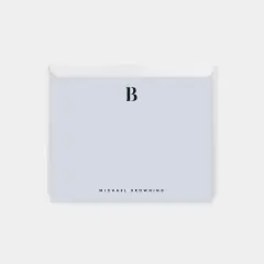 Elegant Stencil Monogram Note Cards II