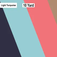 Glossy Flow Poly Spandex Fabric 4-Way Stretch Light Turquoise