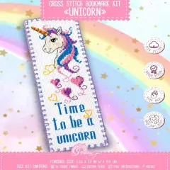 Embroidery Kit 'Unicorn' - Counted Cross Stitch