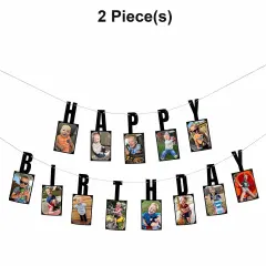 Happy Birthday Picture Garland 2 Pc