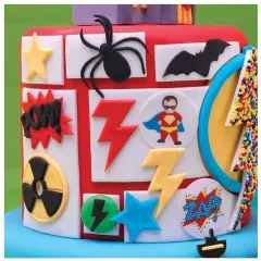 Superhero Tappit Fondant cutter