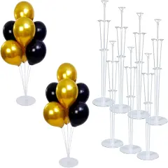 Balloon Stand Kit 7 Sets of Table Balloon Stand Holder Balloons Decorations for Party, Birthday Wedding Anniversary and other festive decorations