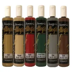 Stamperia Allegro Paint Set 6/Pkg-Gear up for Christmas
