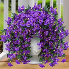 Artificial Fake Summer Bushes Hanging Flowers Plants for Outdoor