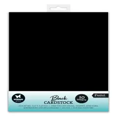 Studio Light Consumables Cardstock 8.25"X11.7" 10/Pkg-Nr. 41, Black