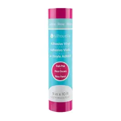 Silhouette 9" x 10' Permanent Vinyl Glossy Dark Pink