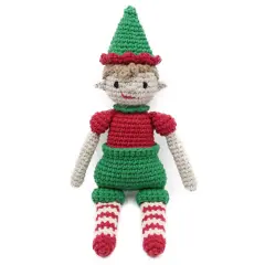 Hoooked Amigurumi DIY Kit W/Eco Barbante Yarn-Elf Shelfy