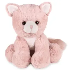 Bearington Mew Mew The Pink Kitty Stuffed Animal Plush, 10.5 Inch Stuffed Animal, For Ages 3-14