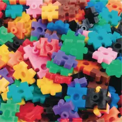 Color Quarks&trade; Construction STEAM Toy, Interlocking 3D Mini Puzzle Blocks