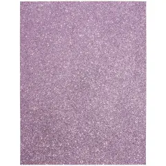 24 Counts Touched Glitter Paper Sheet - Pink Color - 8.5 x 11 inches Purple