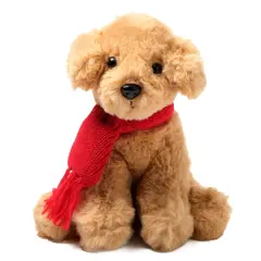 Bearington Grizwald The Golden Retriever Plush, Dogs Stuffed Animals, 7.5" Golden Retriever Stuffed Animal, Ideal Christmas Animal Gift for Toddlers, Kids & Teens, For Ages 3-14