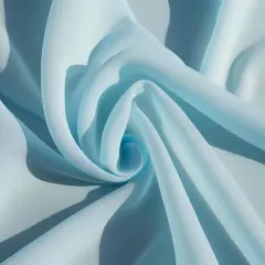 1 Yard Ethereal Chiffon Fabric for Backdrops, Fashion & Decor 58/60" Width Baby blue