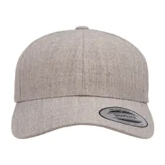 YP Classics&reg; Curved Visor Snapback Cap HEATHER