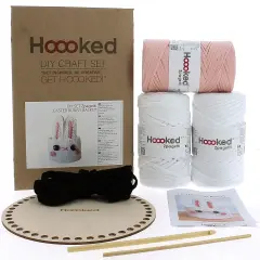 Hoooked Amigurumi DIY Kit W/Eco Barbante Yarn-Bunny Basket