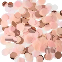 Rose Gold Pink Confetti Tissue Paper Table Confetti, 1.76 oz