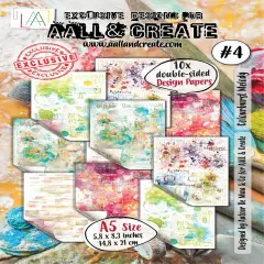 AALL And Create Double-Sided Cardstock A5-Colourburst Melody
