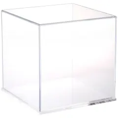 Plymor Clear Acrylic Display Case, 10" x 10" x 10"