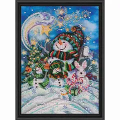 Abris Art New Year's Night beaded Embroidery Kit Multi