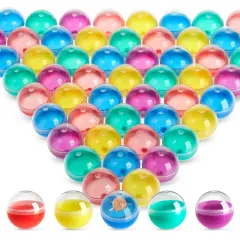 250 Pack Vending Machine Capsules, 1 Inch Mini Toy Gumball Prize Capsules - Assorted 5 Colors - Perfect for Gumball Machines, Party Favors, Arcade Prizes, For Ages 3+