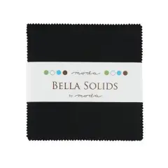 Black Bella Solids Charm Pack Precuts