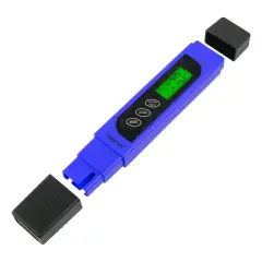 Insten - TDS Meter Digital Water Tester for Drinking Water, 3-in-1 TDS, 0-9999ppm, Temperature and EC Meter with Carrying Case, Blue