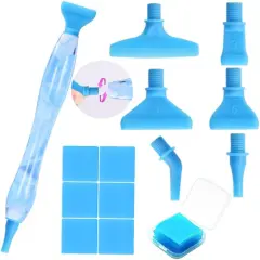 Diamond Painting Accessories & Tools Set - 13 PCS Art Pens, Thread Tips, Anti-Fall Tools, Wax - Ergonomic for DIY Craft