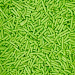 Krazy Sprinkles - Lime Green Jimmies (1/2 Cup, 1x Jar) for Cakes, Ice Cream & Cookies