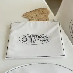 Corduroy Afikoman Pouch Gold