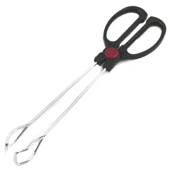 Chef Craft 12" Long Buffet Serving Tongs with Cool-Touch Plastic Handles