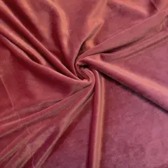 1 Yard Soft Stretch Velvet Fabric for Dresses Costumes Upholstery and DIY Projects 58 60 Inch Width Mauve
